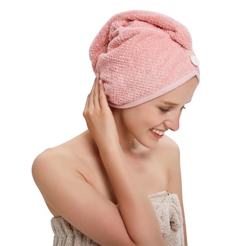 Water absorbent hair towel