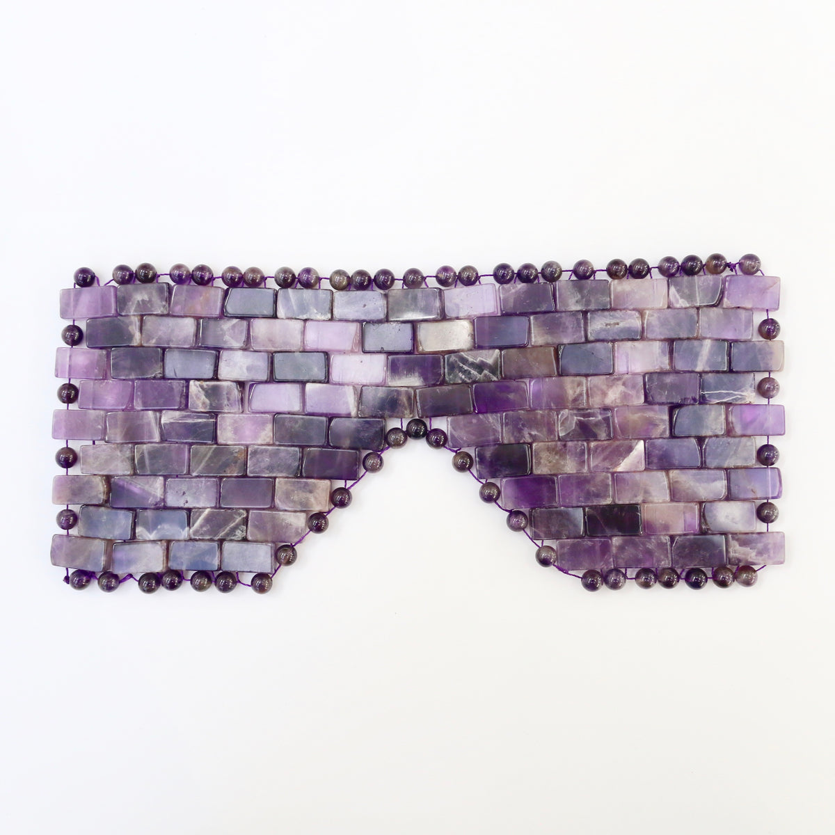 Purple gemstone eye mask